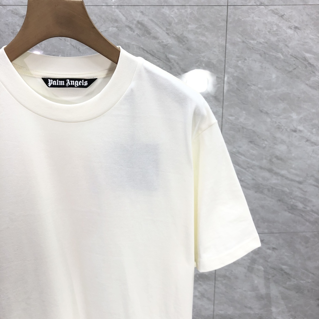 Palm Angels Burning Palm T-Shirt - FashionPlug