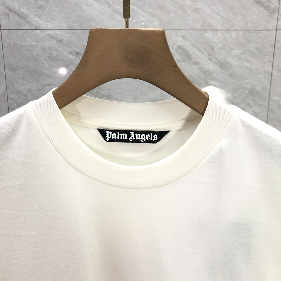 Palm Angels Burning Palm T-Shirt - FashionPlug