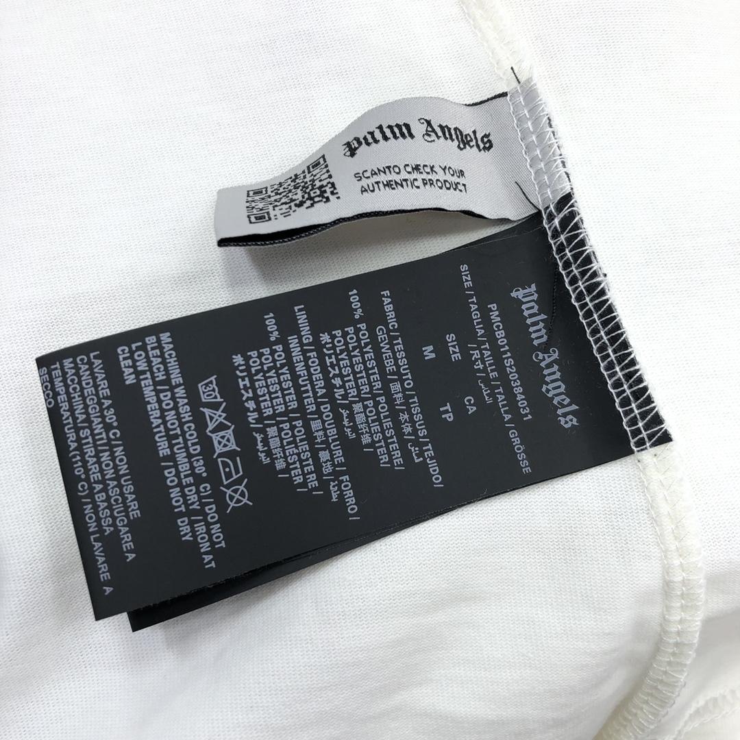Palm Angels Burning Palm T-Shirt - FashionPlug