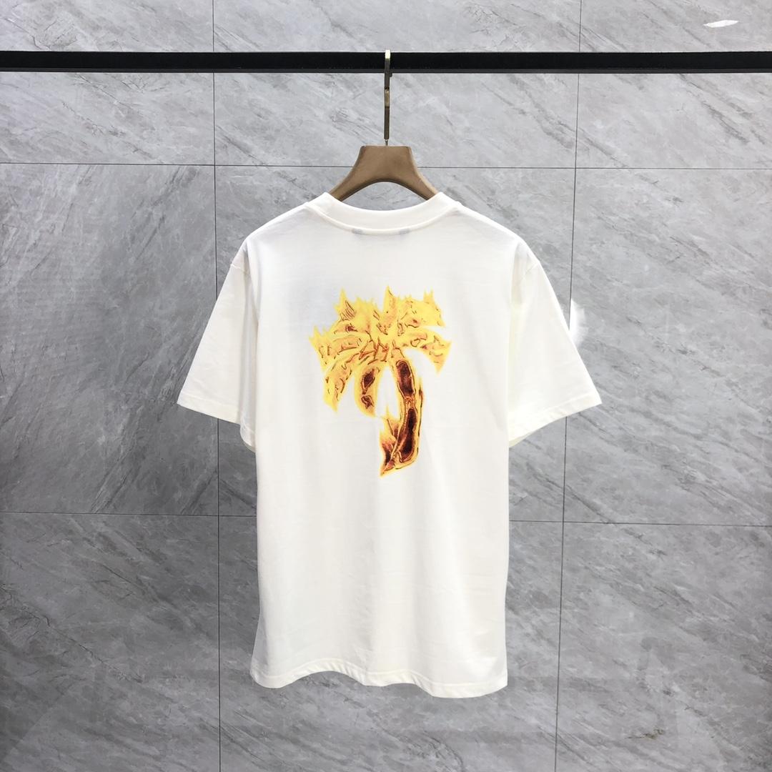 Palm Angels Burning Palm T-Shirt - FashionPlug