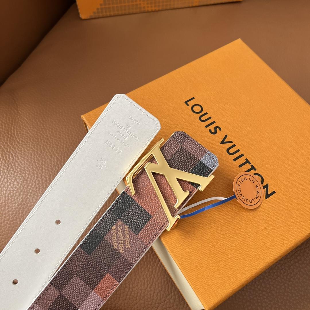 Louis Vuitton LV Initiales 40mm Reversible Belt - FashionPlug
