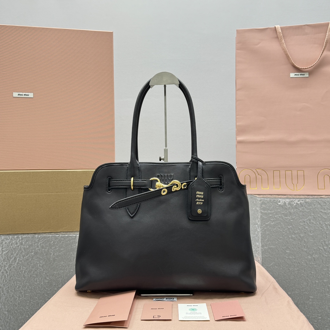 Miu Miu Aventure Nappa Leather Bag - FashionPlug