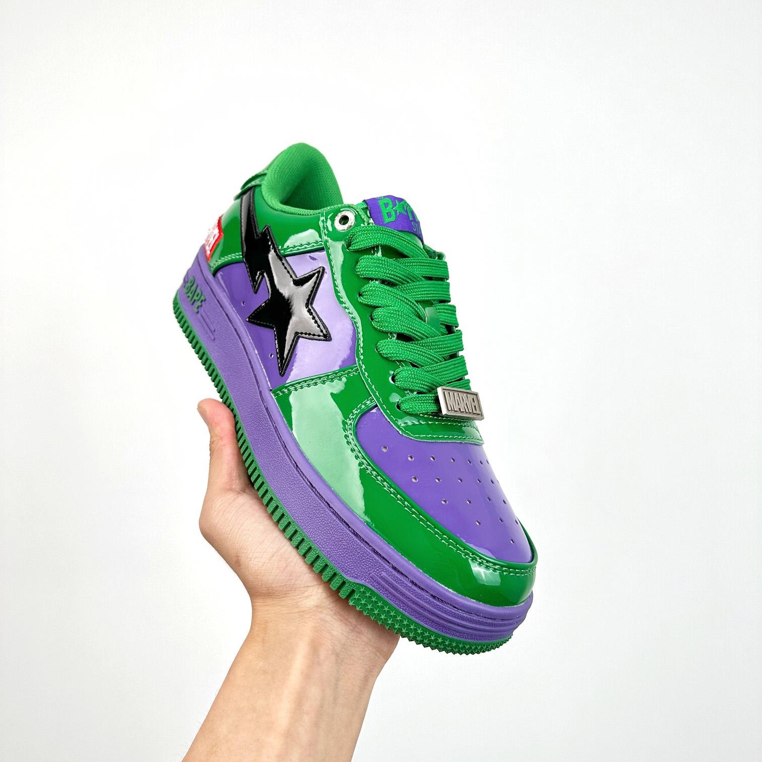 Marvel x Bapesta 'Hulk' - FashionPlug