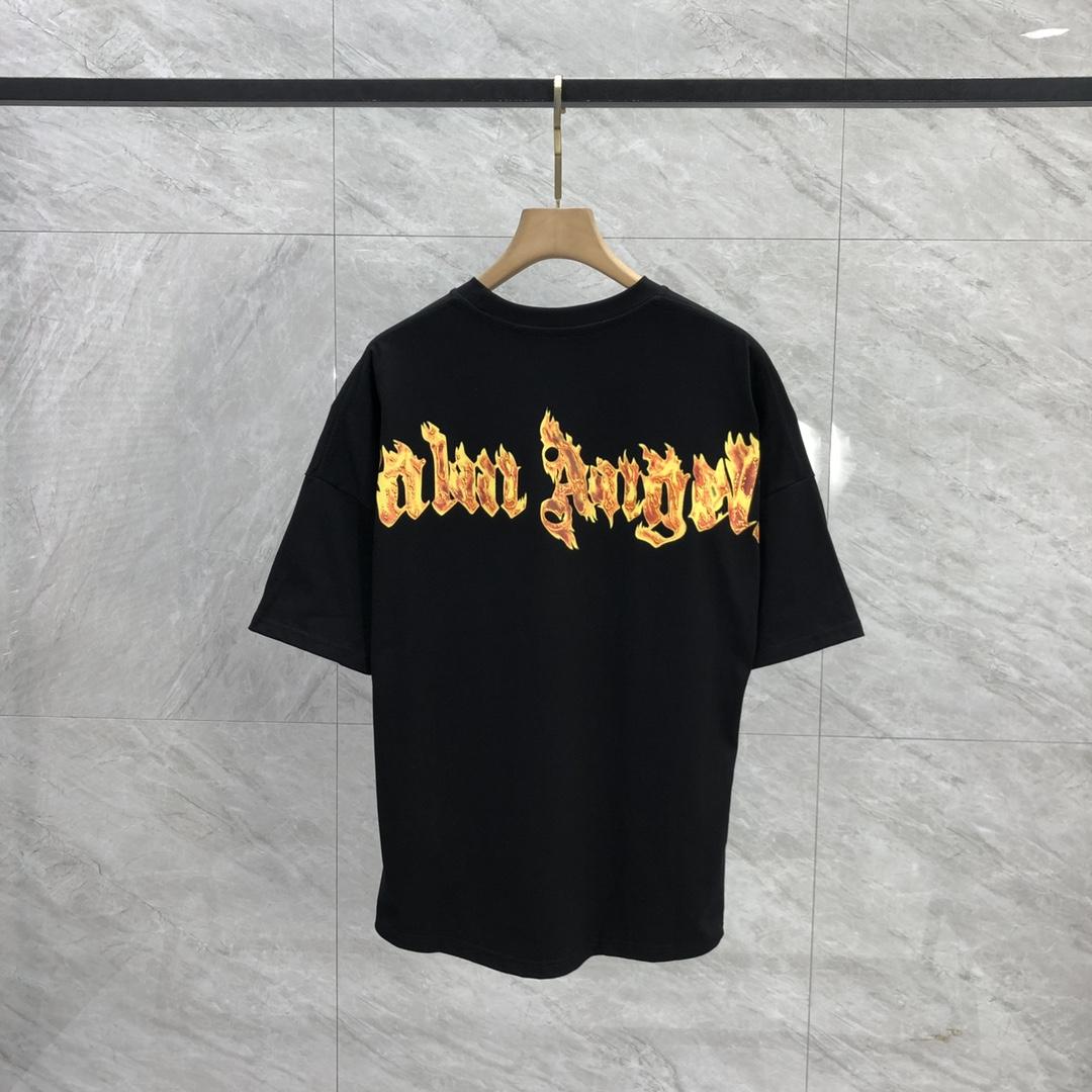 Palm Angels Burning Palm T-Shirt - FashionPlug