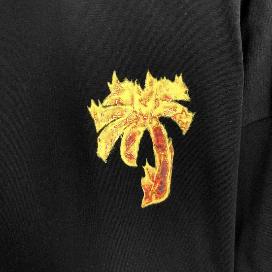 Palm Angels Burning Palm T-Shirt - FashionPlug