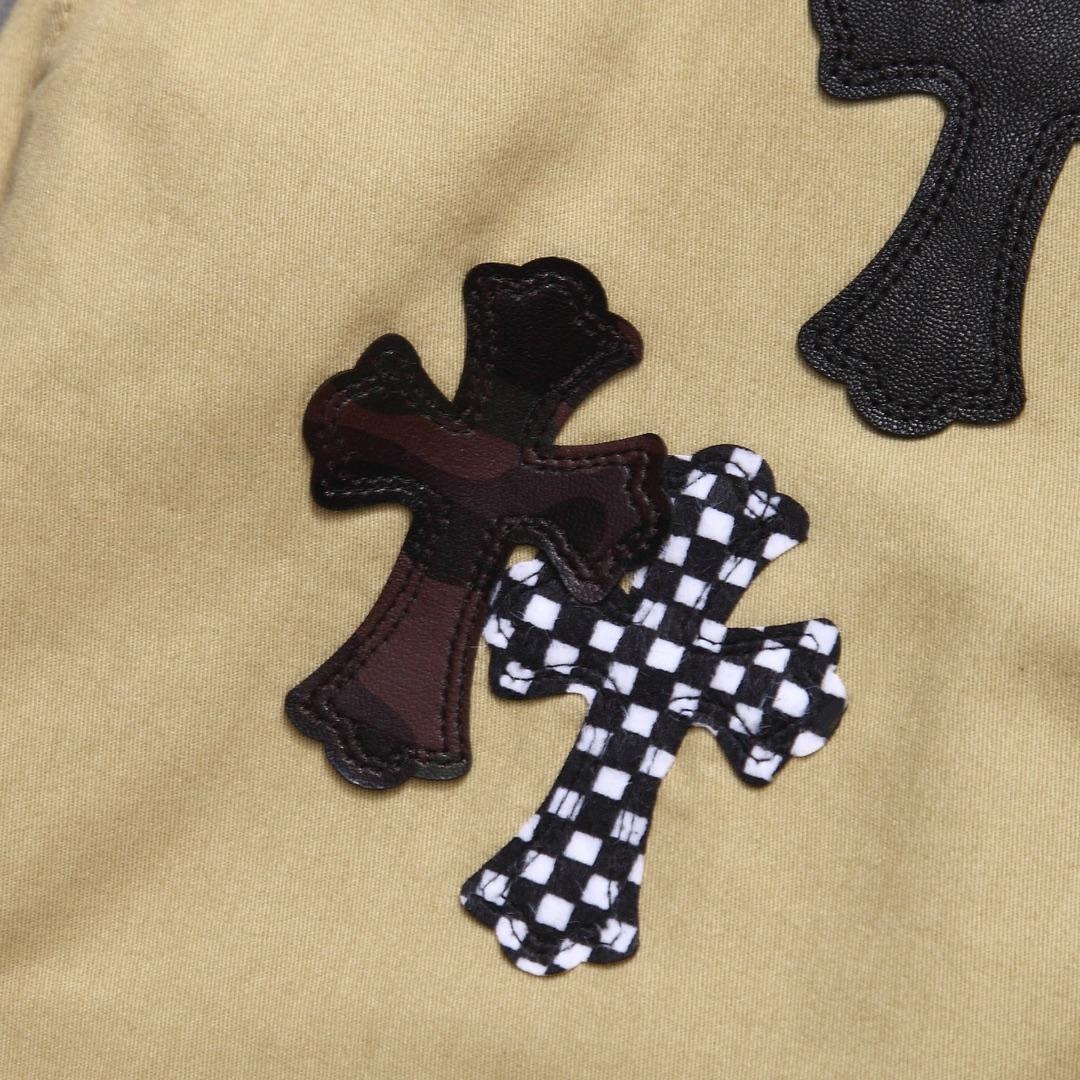 Chrome Heart Cross Patch Jeans - FashionPlug