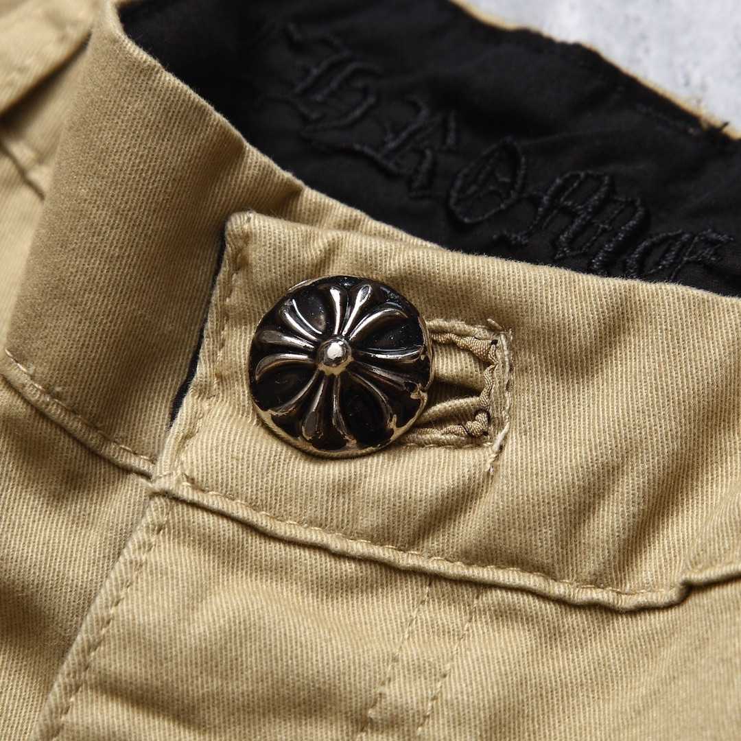 Chrome Heart Cross Patch Jeans - FashionPlug