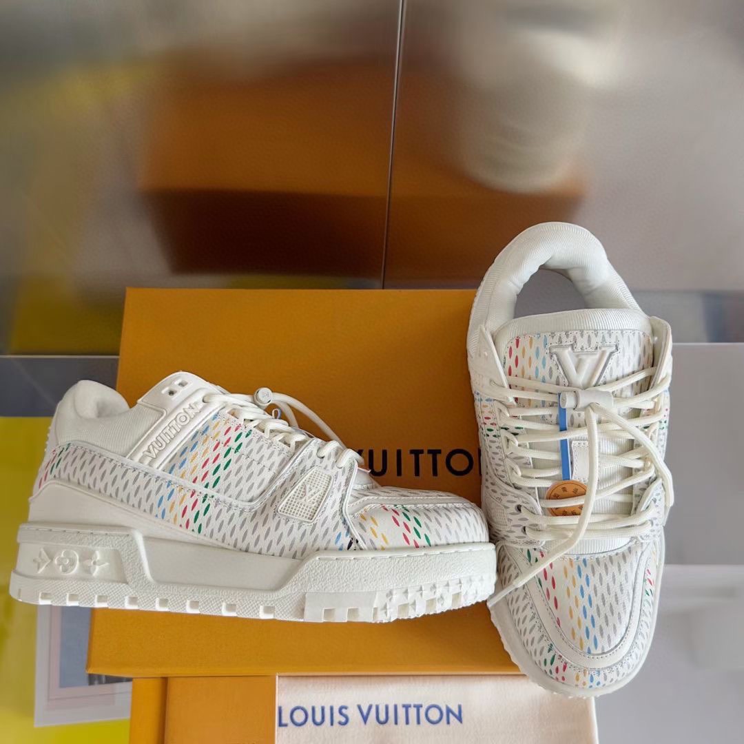 Louis Vuitton LV Trainer Maxi Sneaker   1ACR19 - FashionPlug