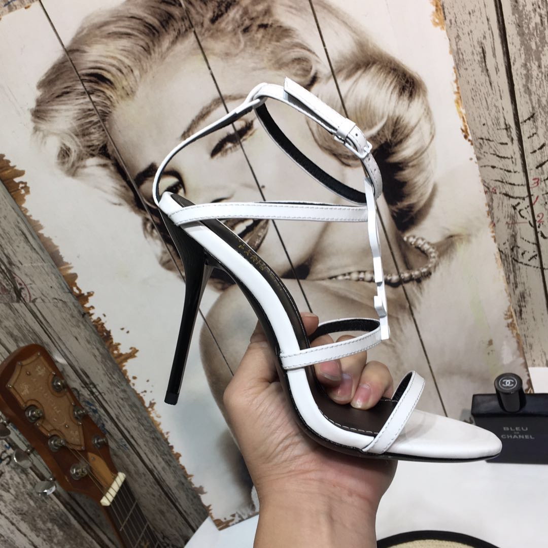 Saint Laurent Heel Sandals  - FashionPlug