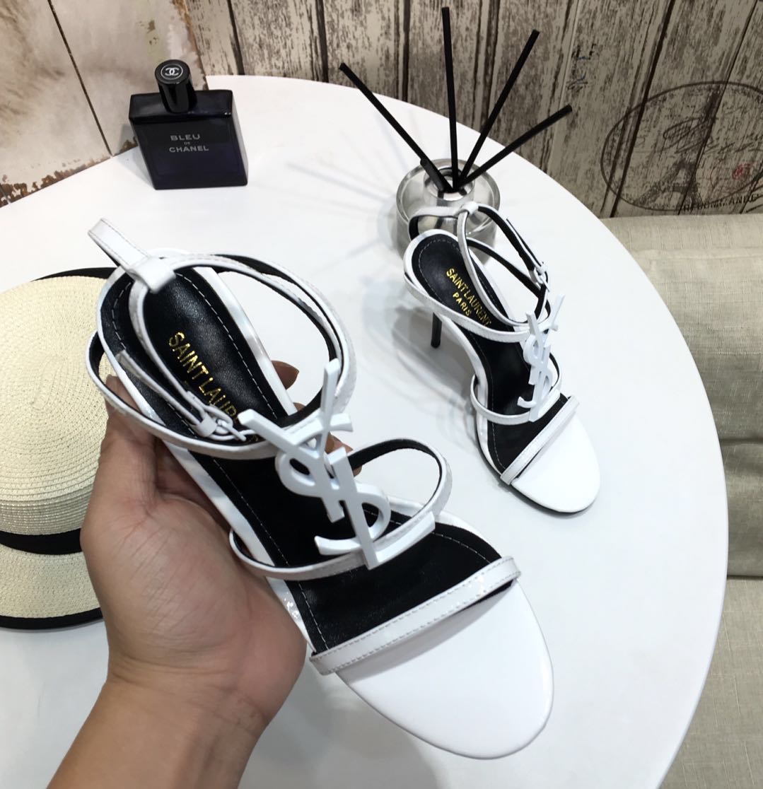 Saint Laurent Heel Sandals  - FashionPlug