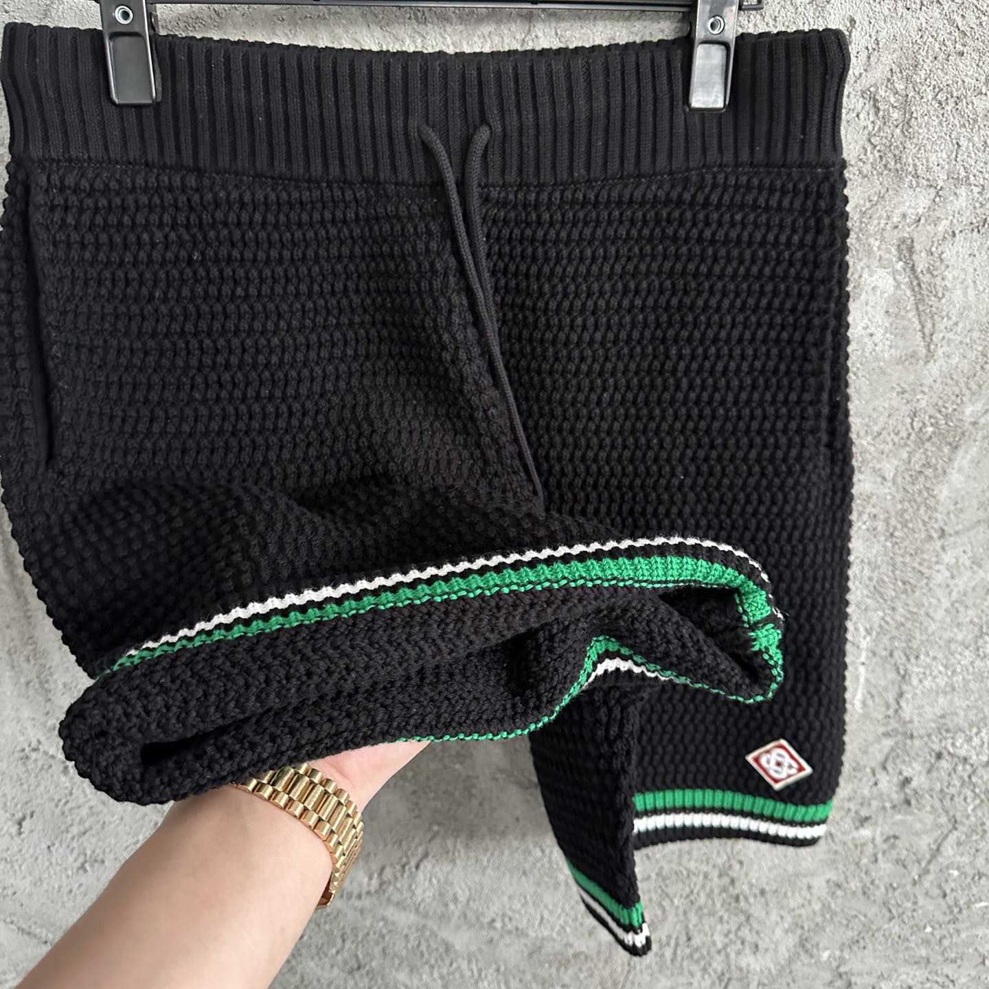 Casablanca Knit Cotton Tennis Shorts - FashionPlug