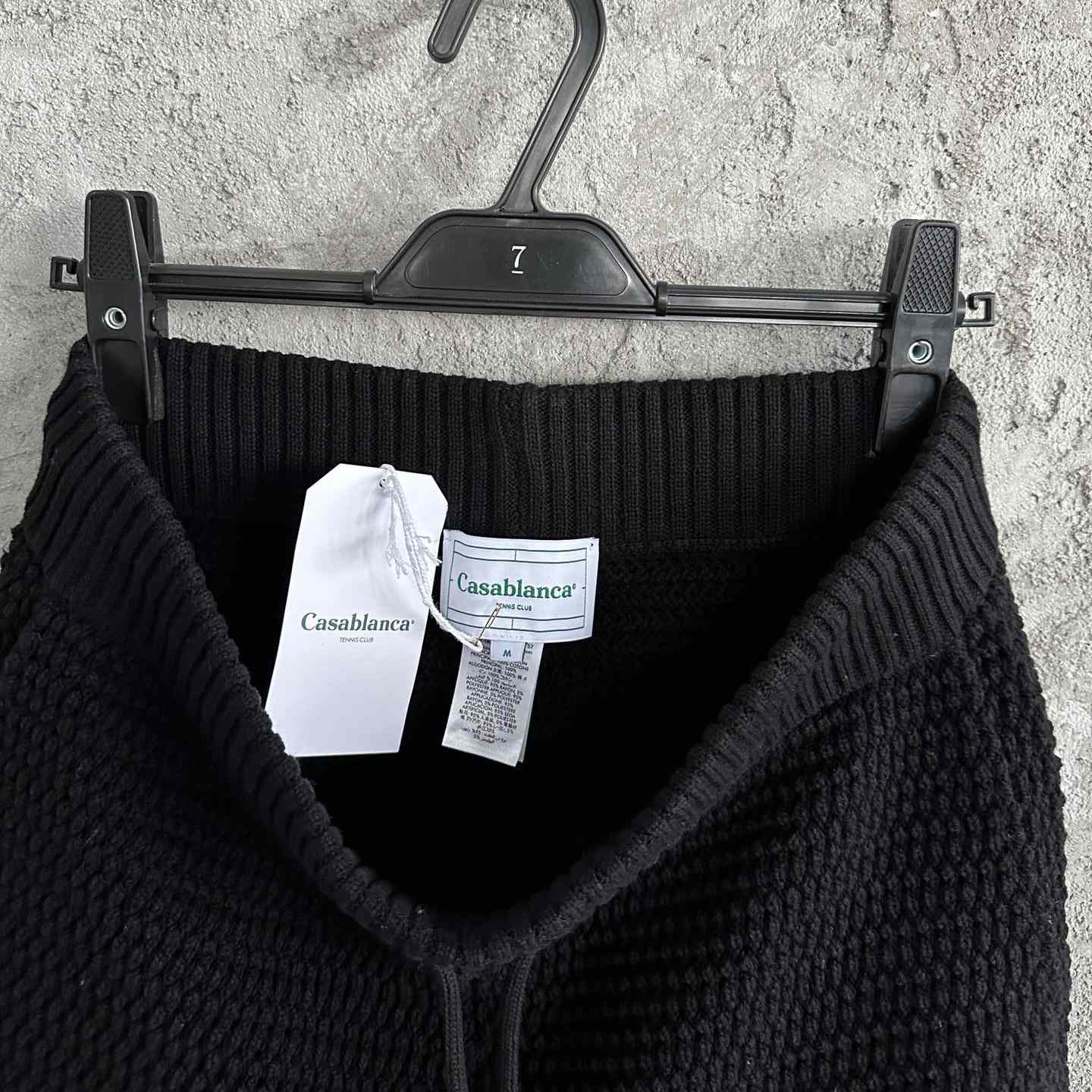 Casablanca Knit Cotton Tennis Shorts - FashionPlug