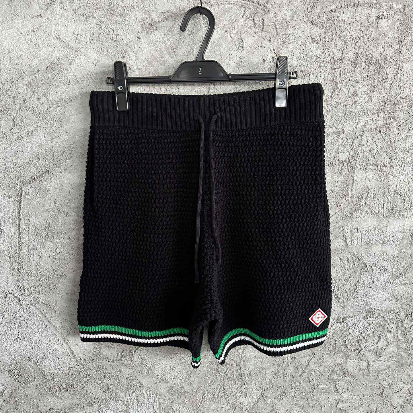 Casablanca Knit Cotton Tennis Shorts - FashionPlug