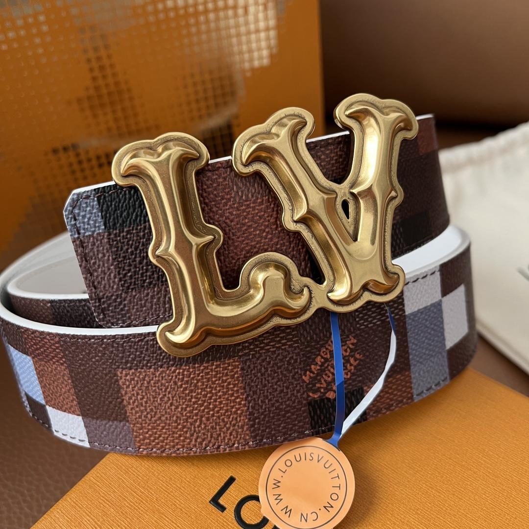 Louis Vuitton LV Initiales 40mm Reversible Belt - FashionPlug