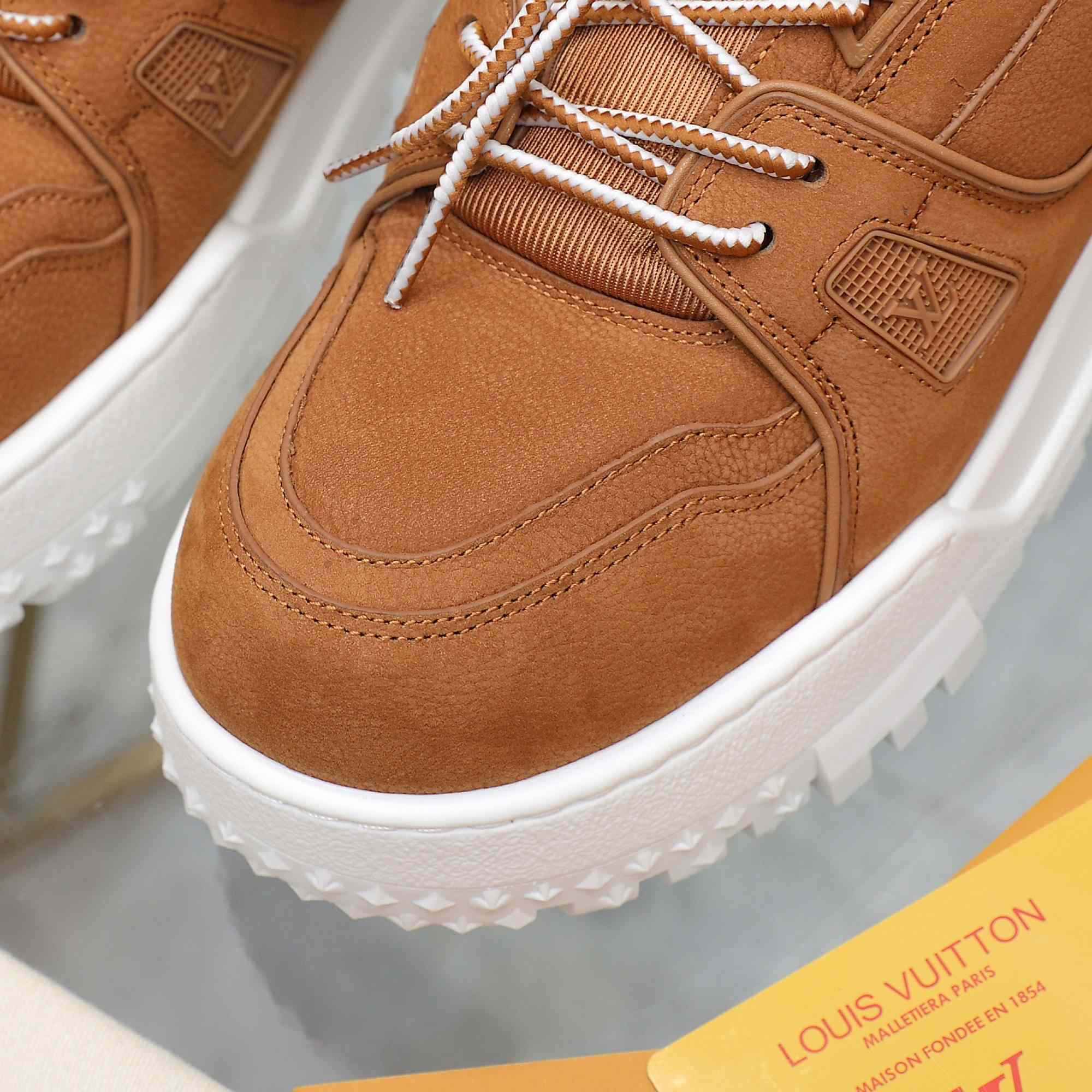 Louis Vuitton LV Trainer Maxi Sneaker   1AD7CK - FashionPlug