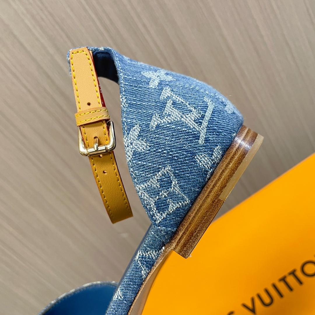 Louis Vuitton Helios Flat Sandal    - FashionPlug