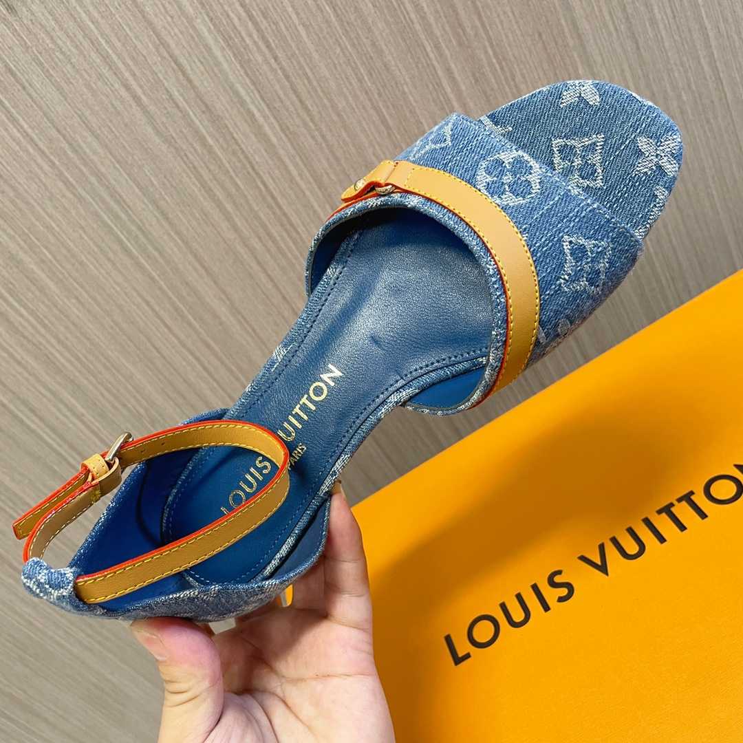 Louis Vuitton Helios Flat Sandal    - FashionPlug