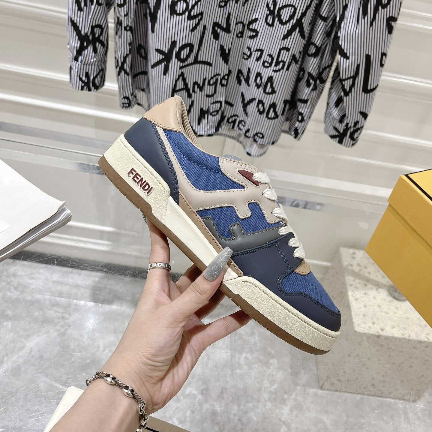 Fendi Match Sneakers - FashionPlug