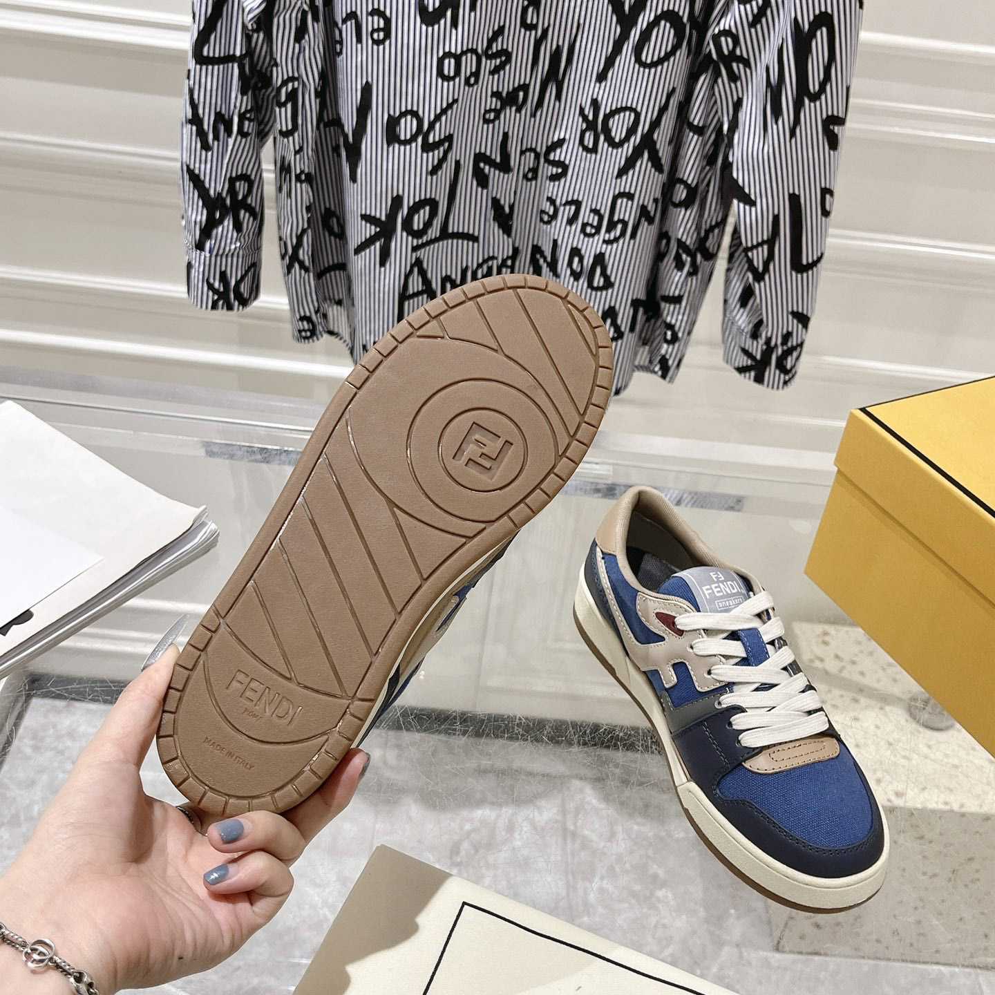 Fendi Match Sneakers - FashionPlug