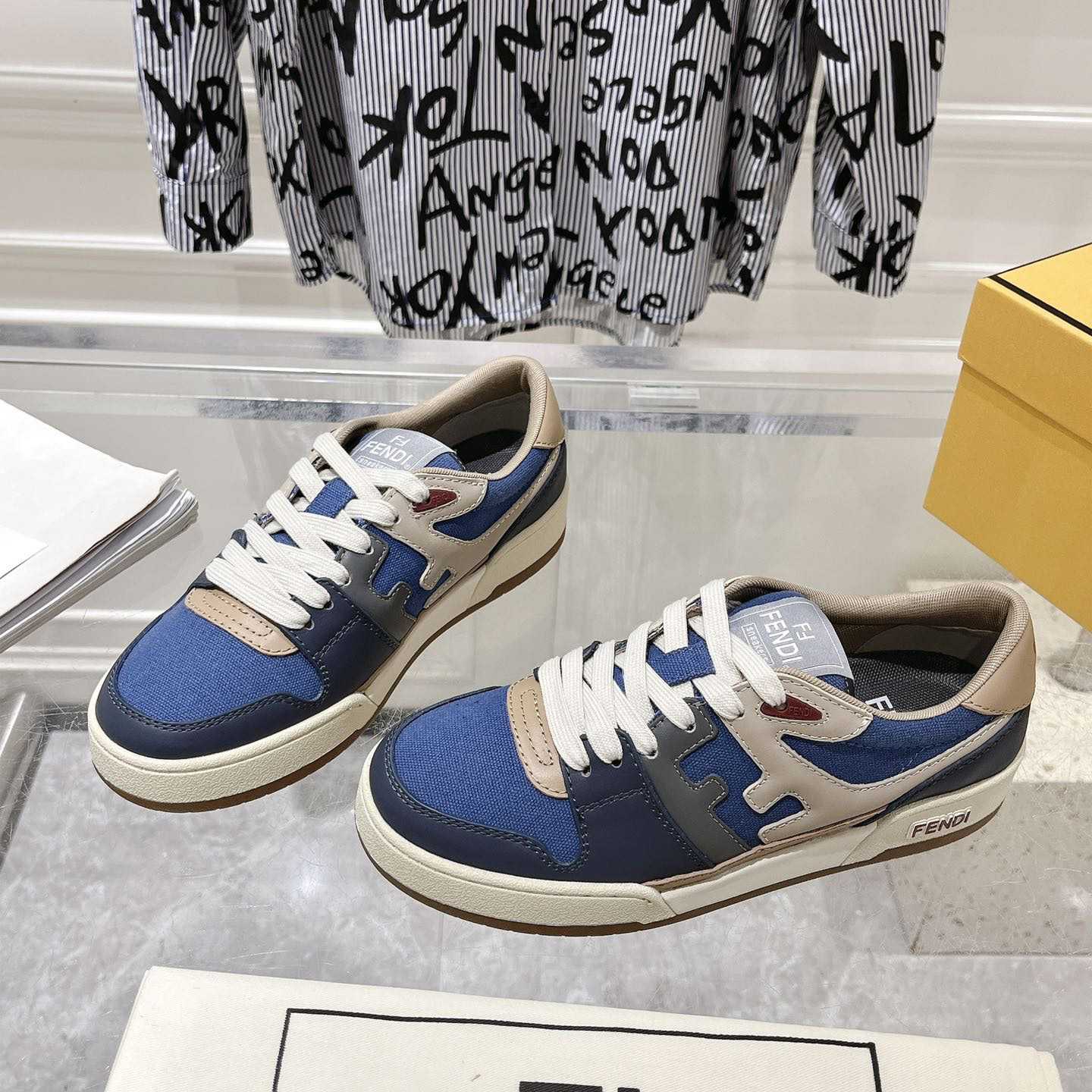 Fendi Match Sneakers - FashionPlug