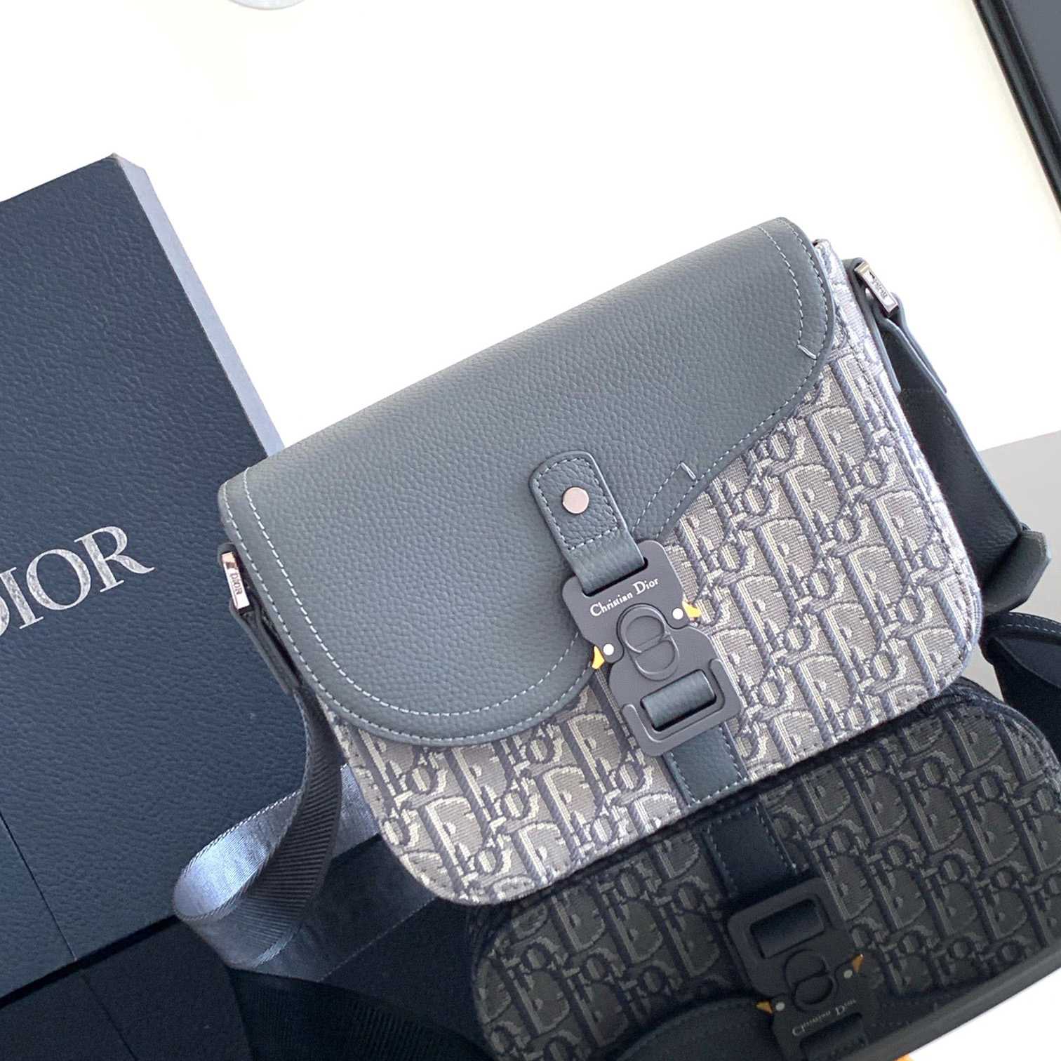 Dior Small Saddle Messenger Bag With Flap - FashionPlug