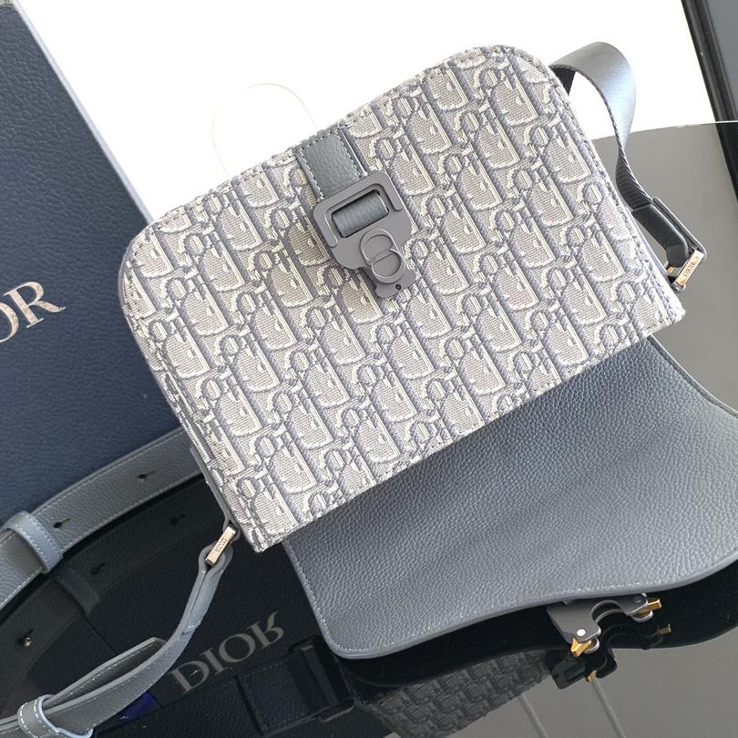 Dior Small Saddle Messenger Bag With Flap - FashionPlug