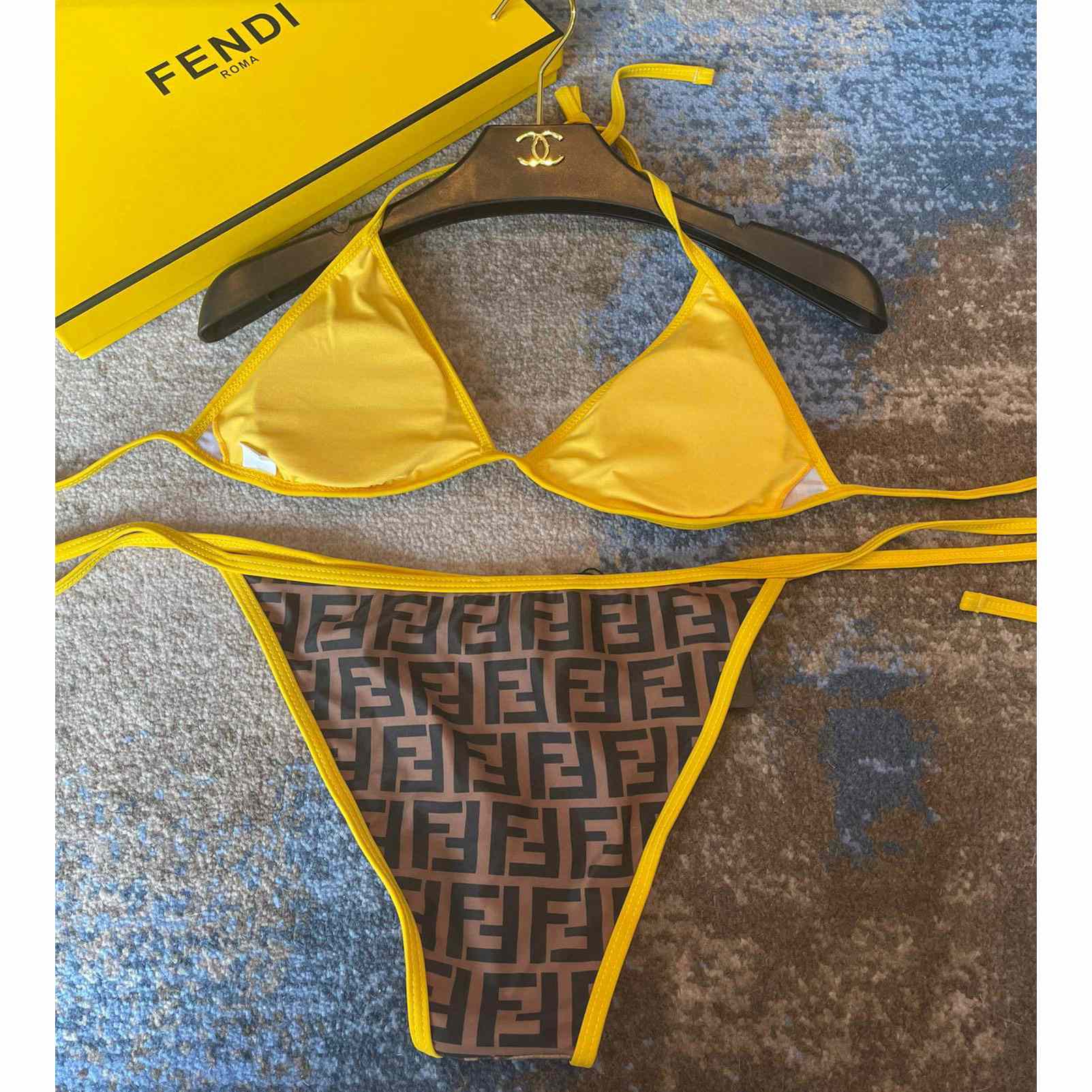 Fendi Two-Piece Swimsuit - FashionPlug