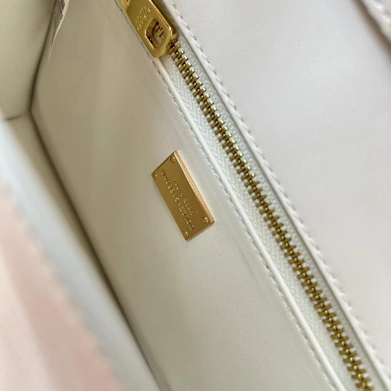 Dolce & Gabbana Calfskin DG Logo Crossbody Bag  (16 x 20 x 5.5cm) - FashionPlug