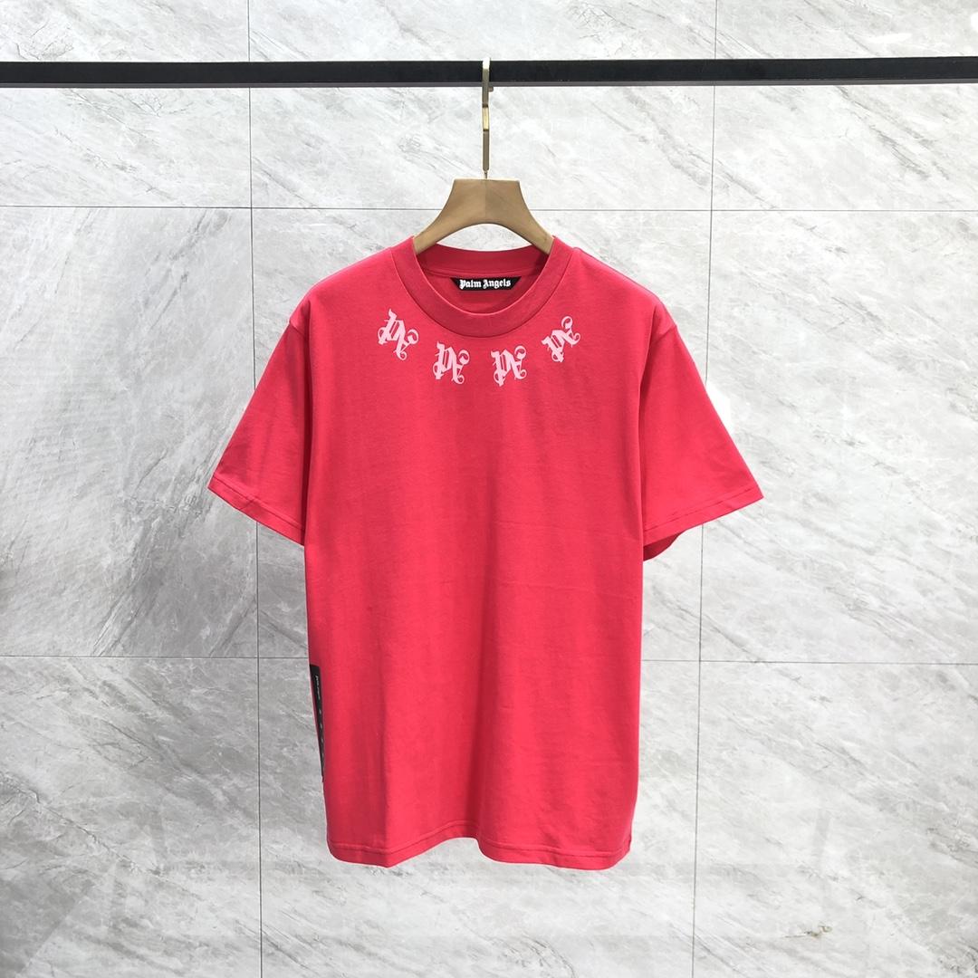 Palm Angels Statement Monogram T-Shirt  - FashionPlug