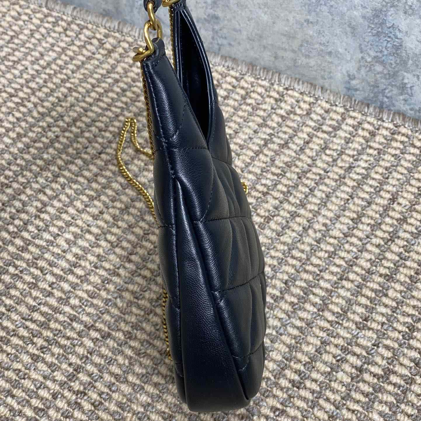Saint Laurent Sade Hobo In Lambskin - FashionPlug