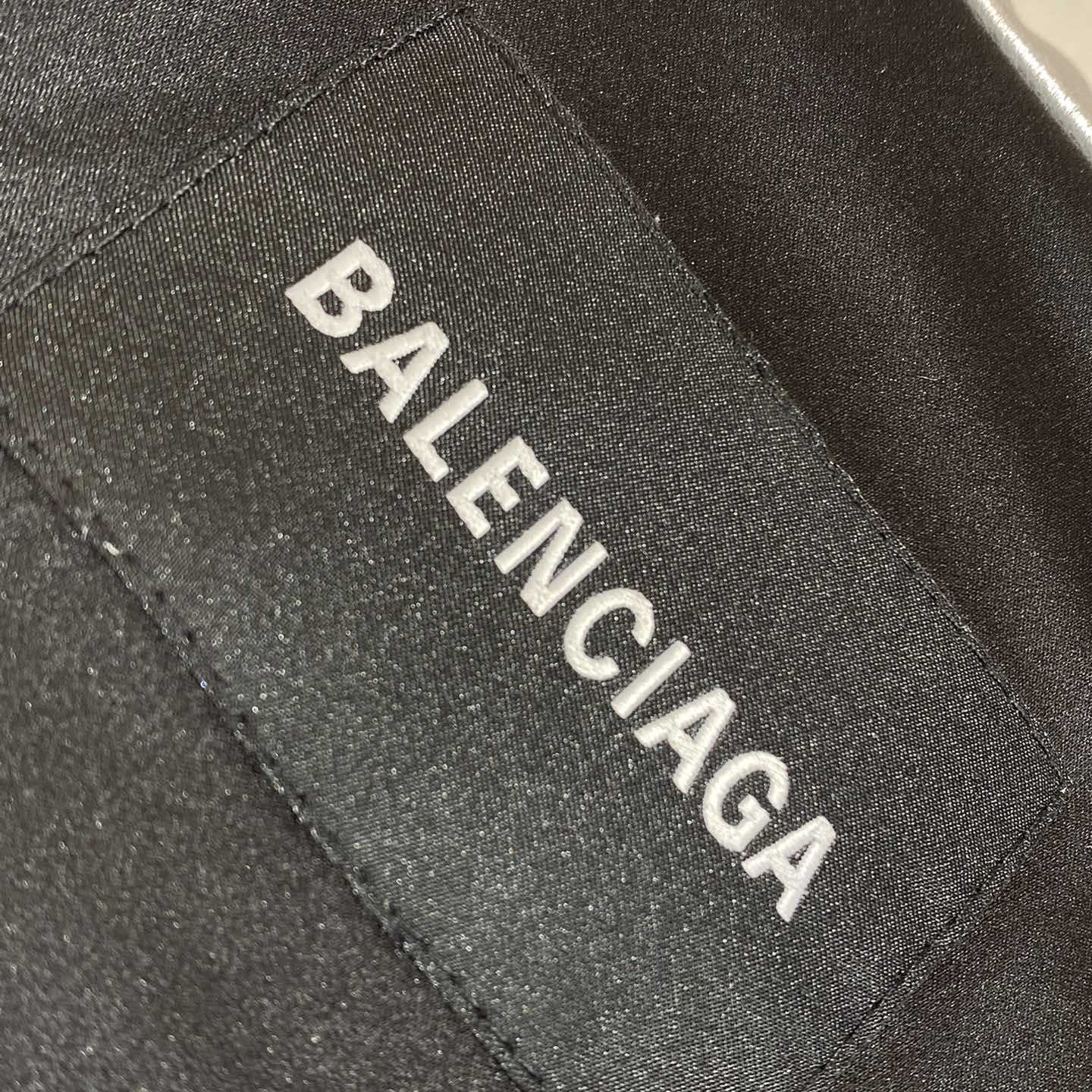 Balenciaga Unity Sports Icon Racer Jacket In Silver - FashionPlug
