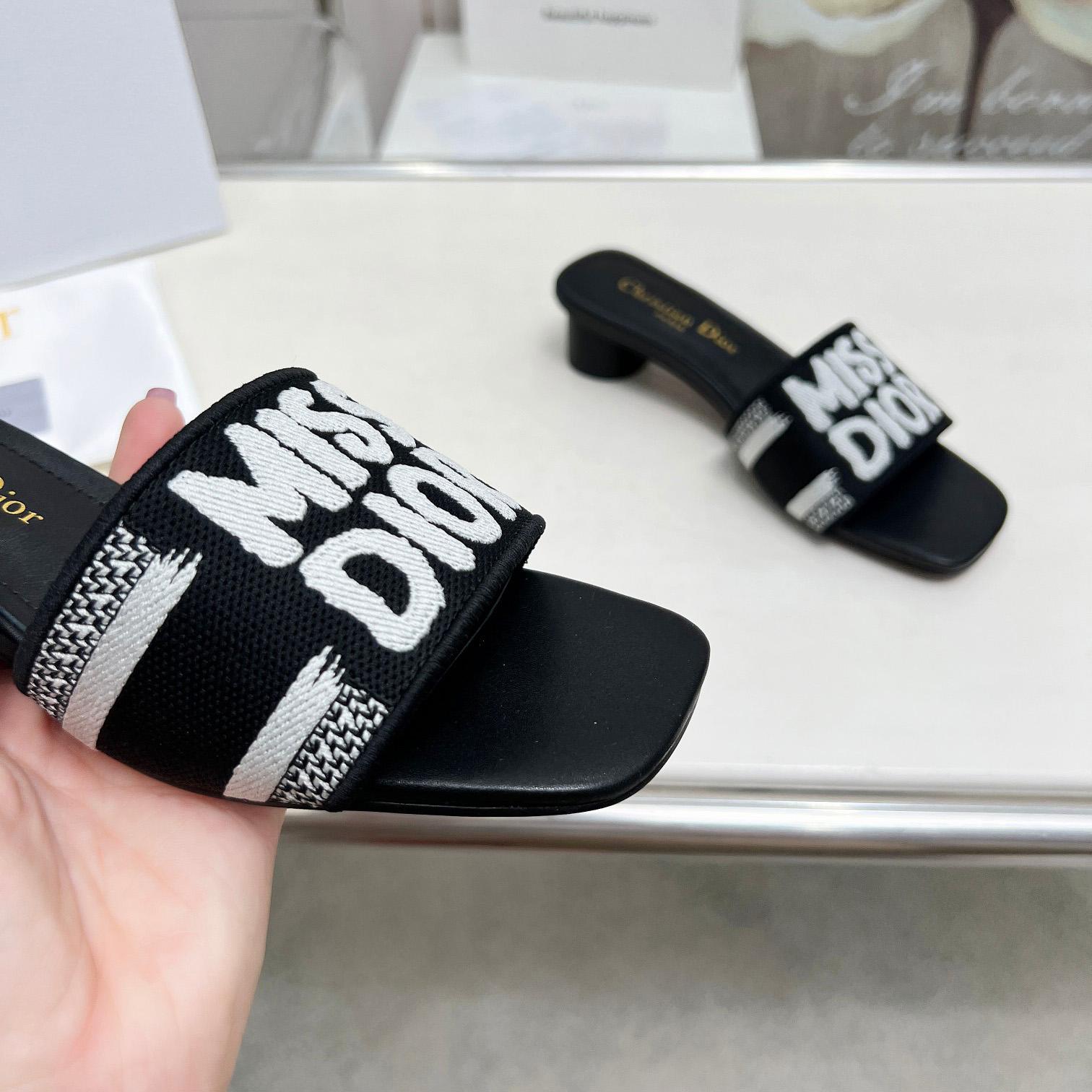 Dior Dway Heeled Slide - FashionPlug