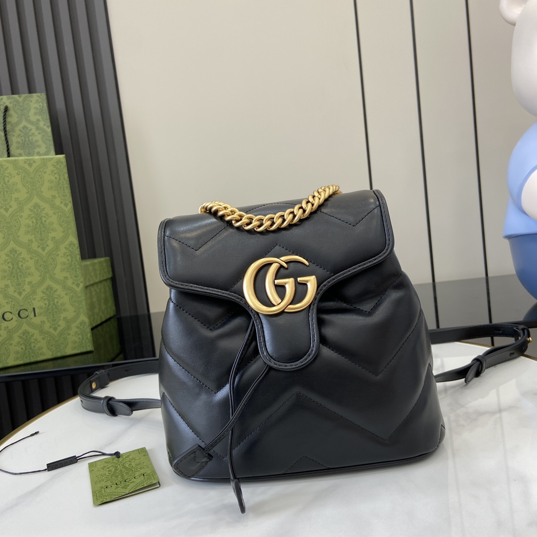 Gucci GG Marmont Mini Backpack - FashionPlug