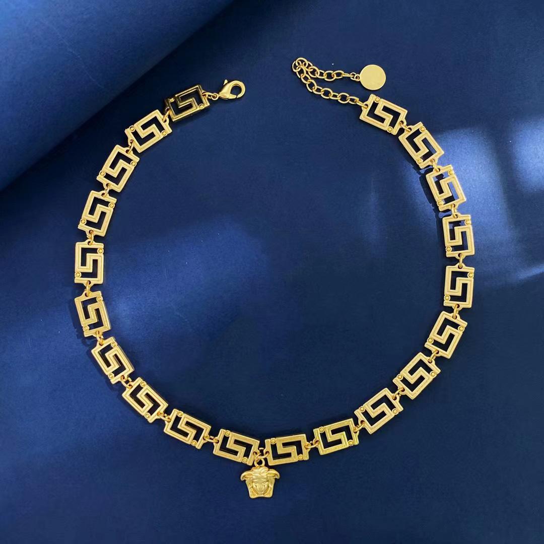 Versace Medusa Necklace - FashionPlug