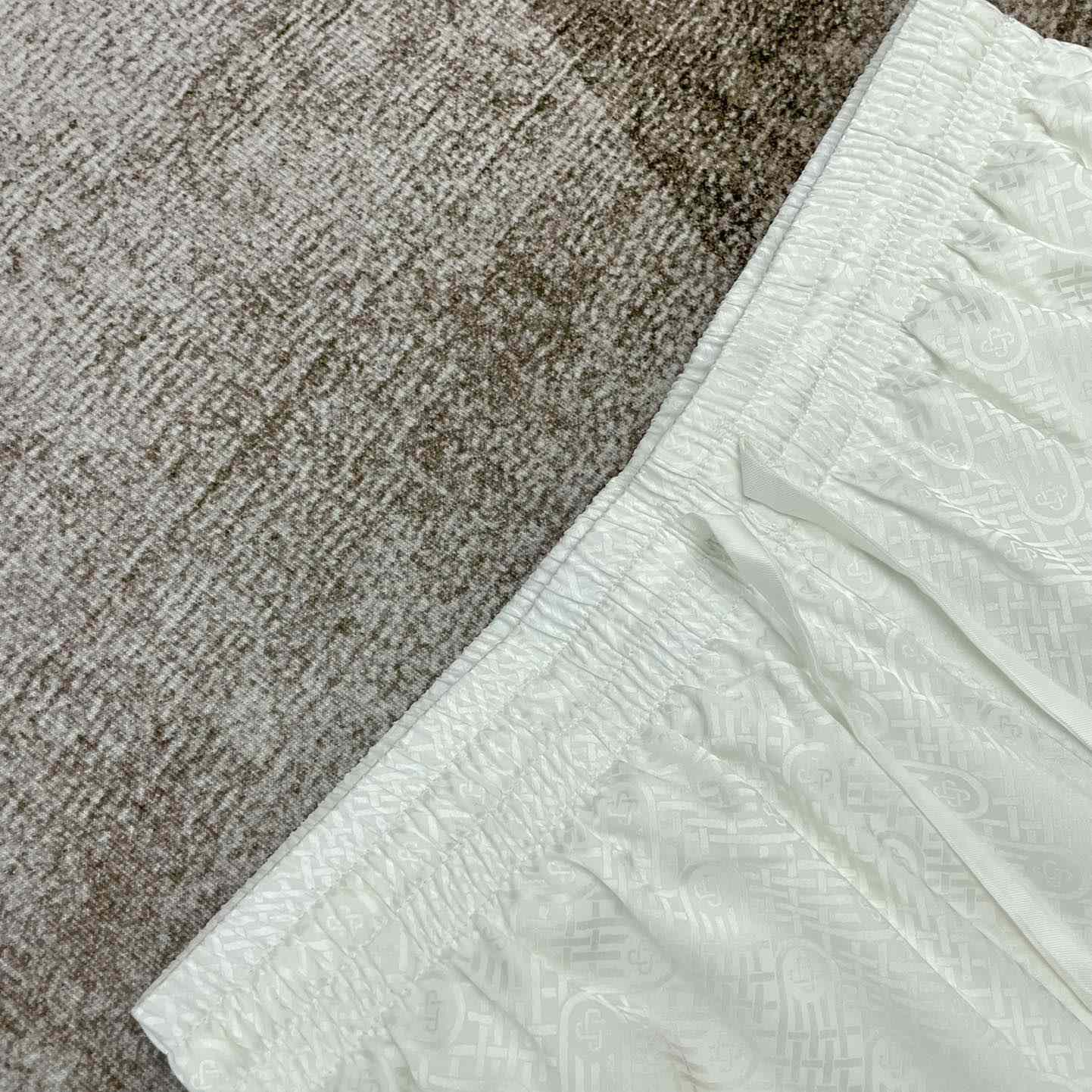 Casablanca Tennis Club Icon Silk Shorts   CA3481 - FashionPlug