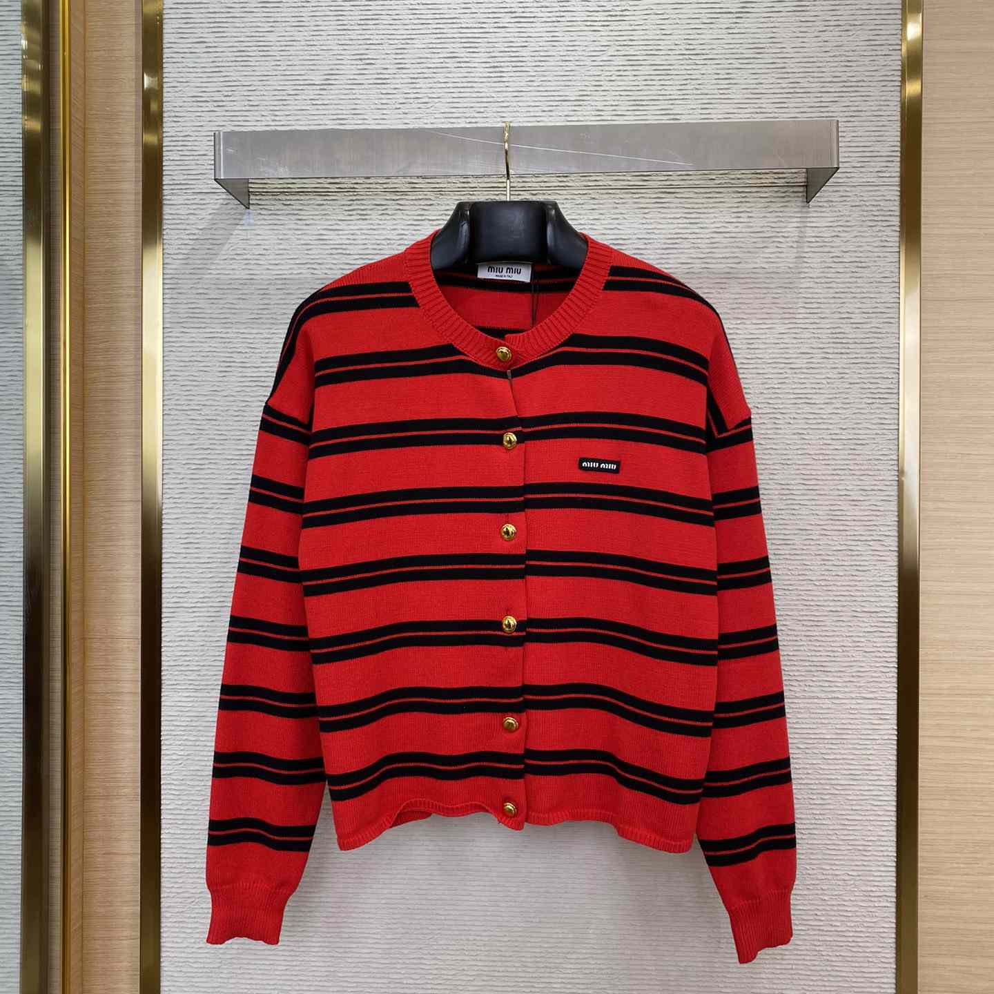 Miu Miu Shetland Knit Cardigan - FashionPlug