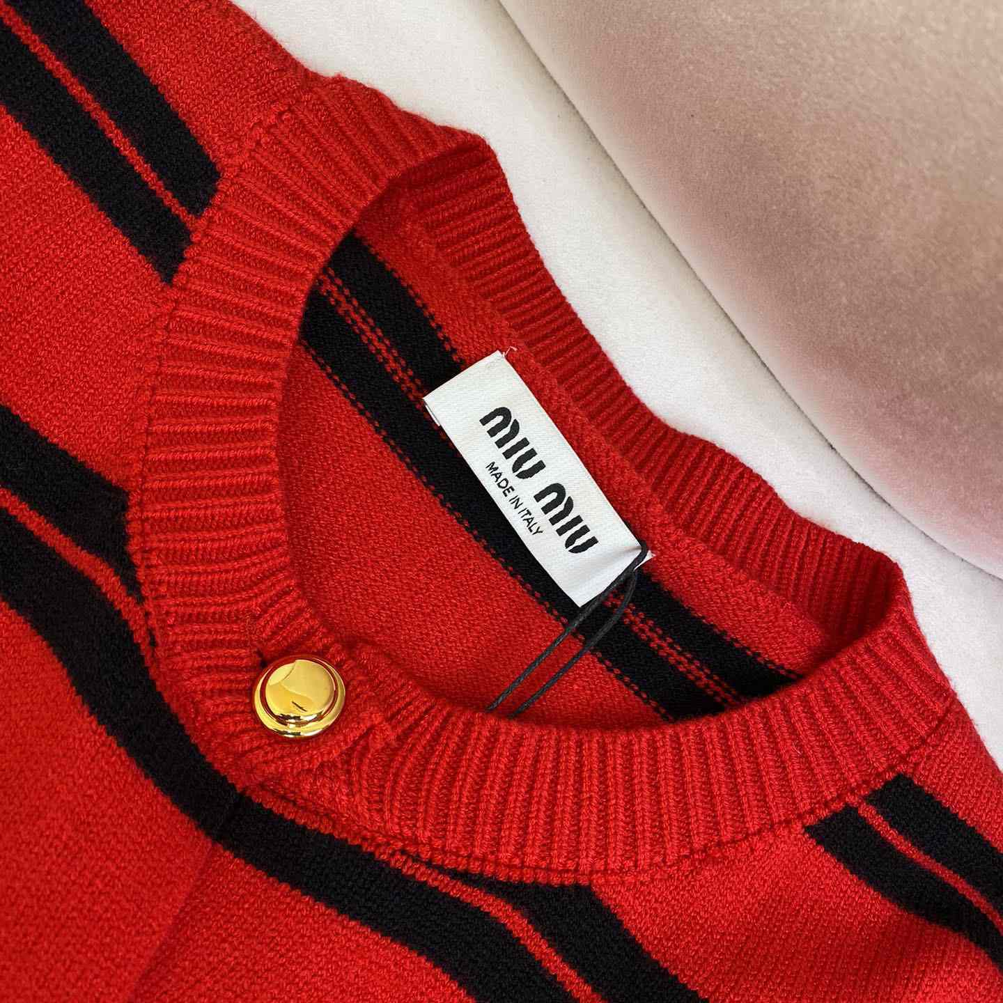 Miu Miu Shetland Knit Cardigan - FashionPlug