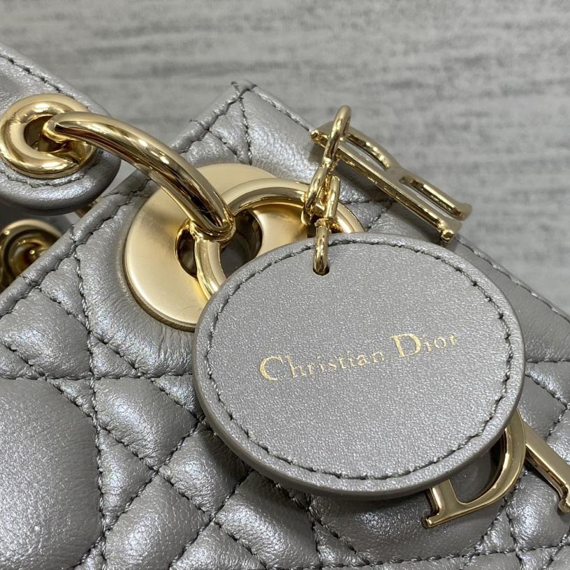 Dior Lady Dior Bag  21*11*5cm - FashionPlug