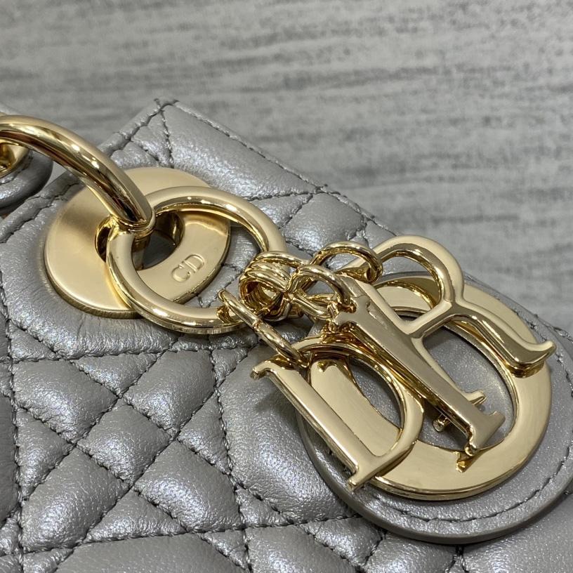 Dior Lady Dior Bag  21*11*5cm - FashionPlug