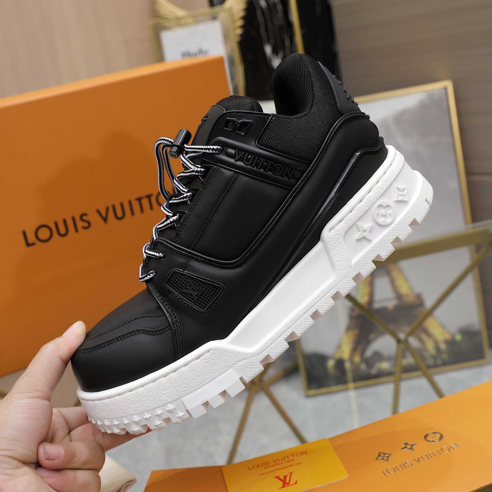 Louis Vuitton LV Trainer Maxi Sneaker   1AD7CZ - FashionPlug