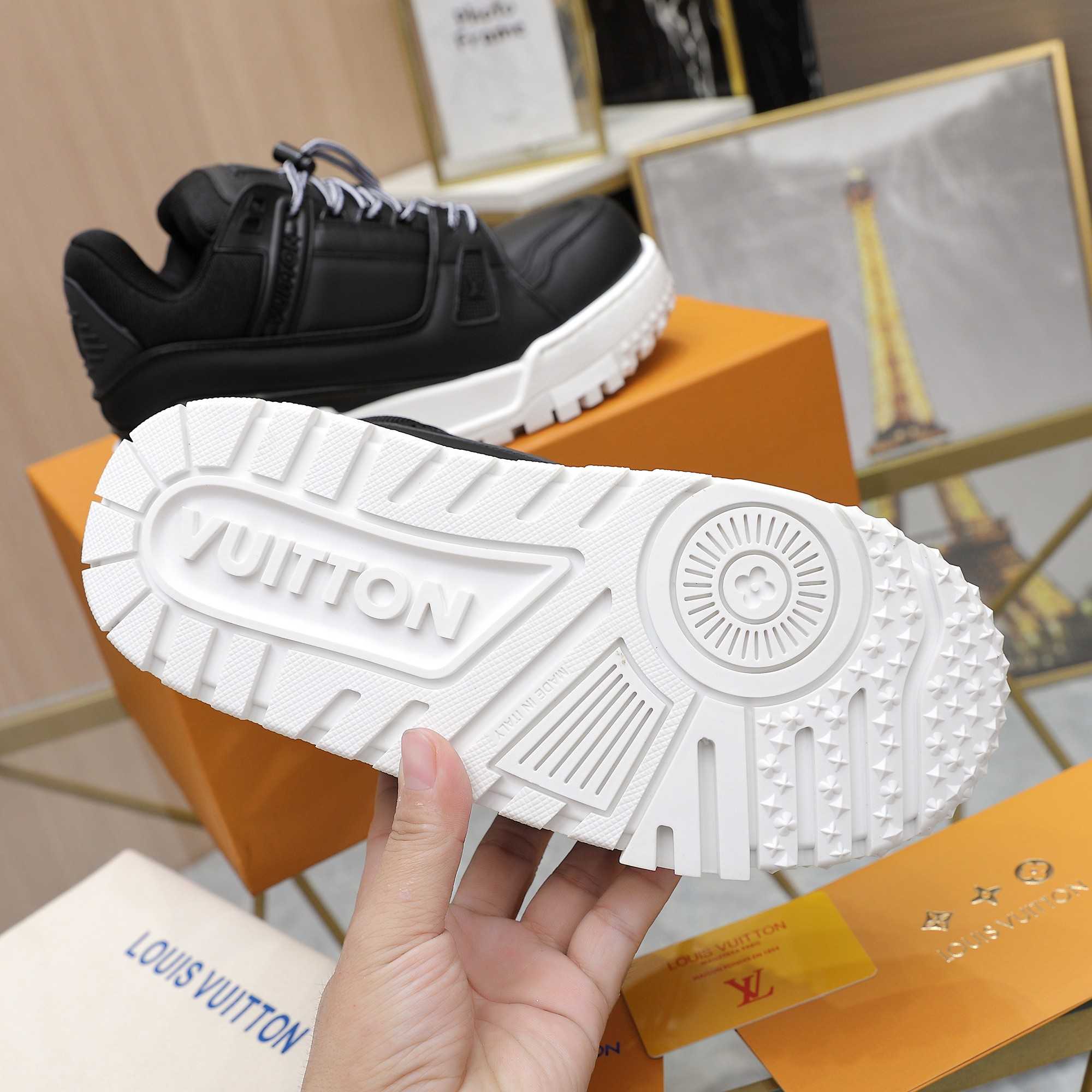 Louis Vuitton LV Trainer Maxi Sneaker   1AD7CZ - FashionPlug