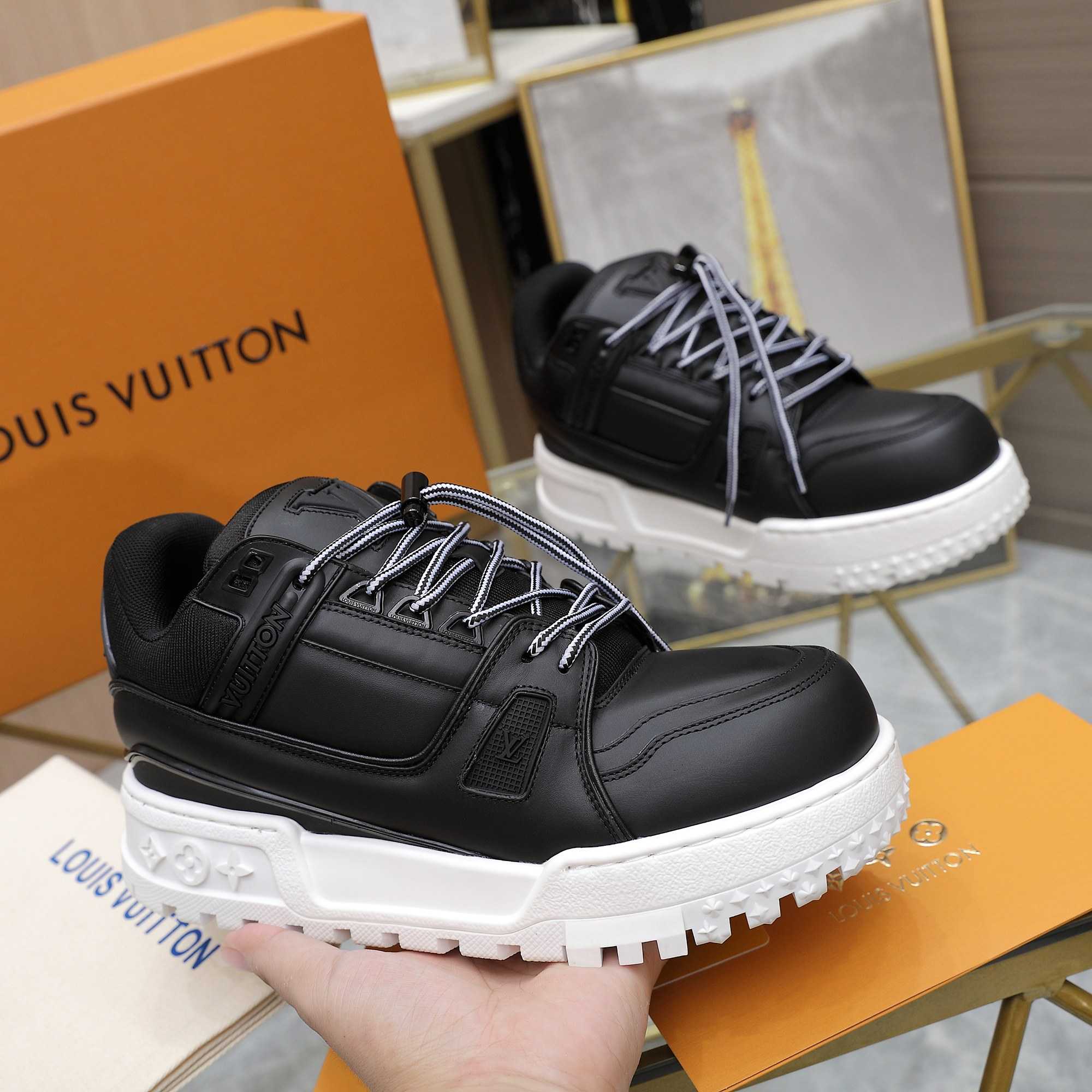 Louis Vuitton LV Trainer Maxi Sneaker   1AD7CZ - FashionPlug