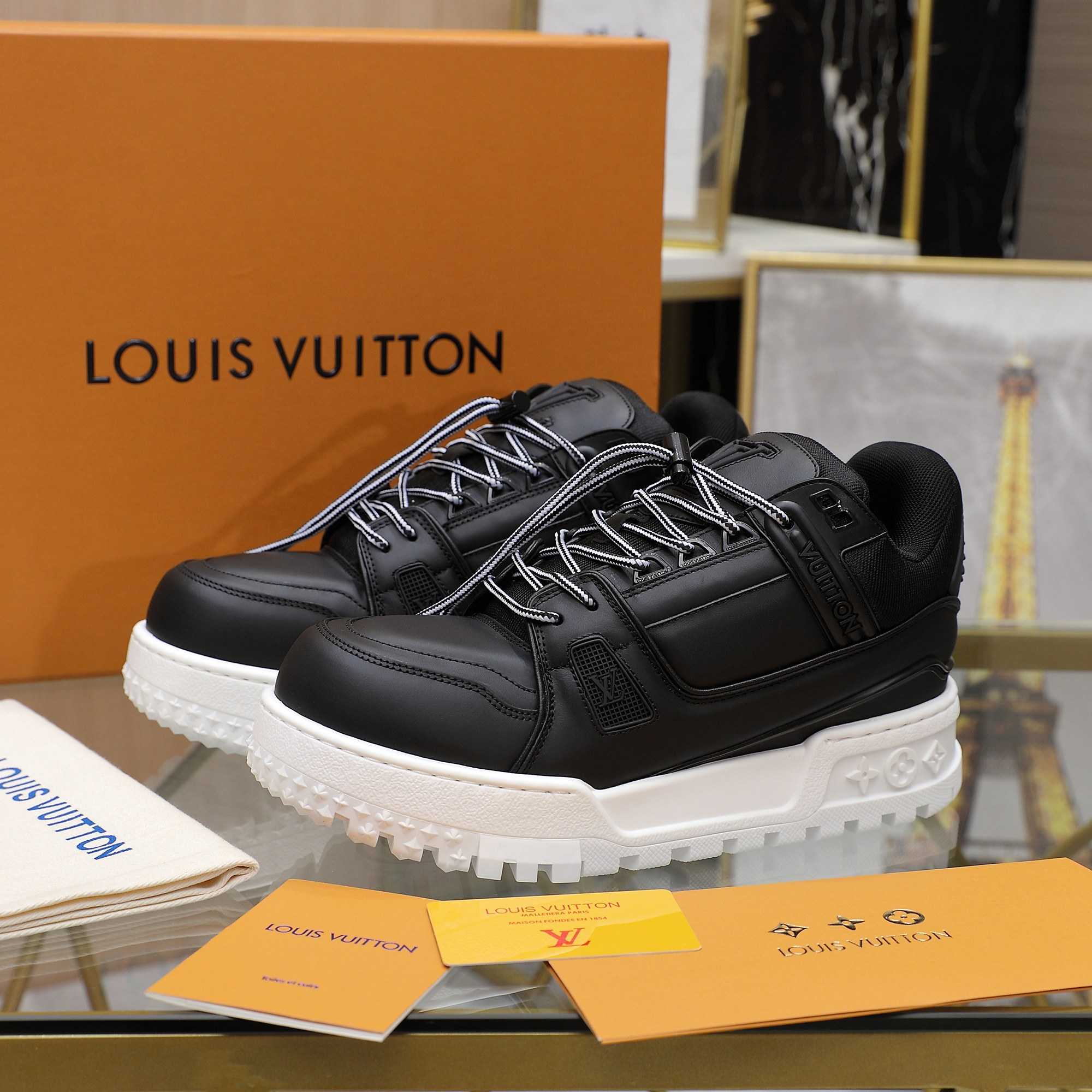 Louis Vuitton LV Trainer Maxi Sneaker   1AD7CZ - FashionPlug