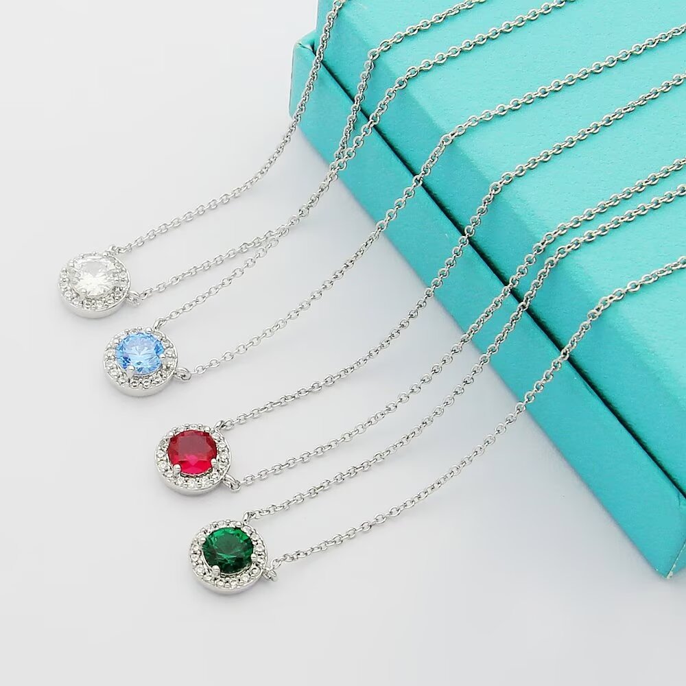 Tiffany Soleste Pendant Necklaces - FashionPlug