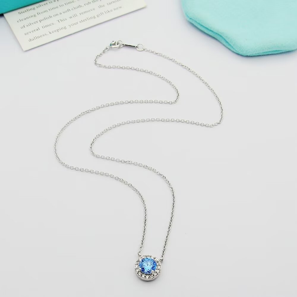 Tiffany Soleste Pendant Necklaces - FashionPlug
