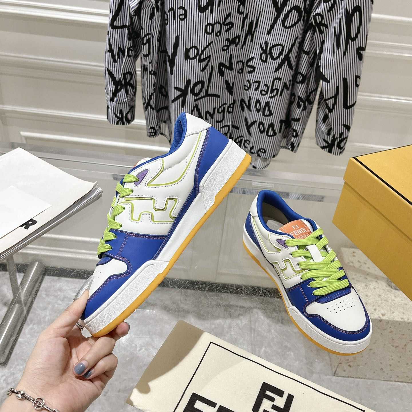 Fendi Match Sneakers - FashionPlug