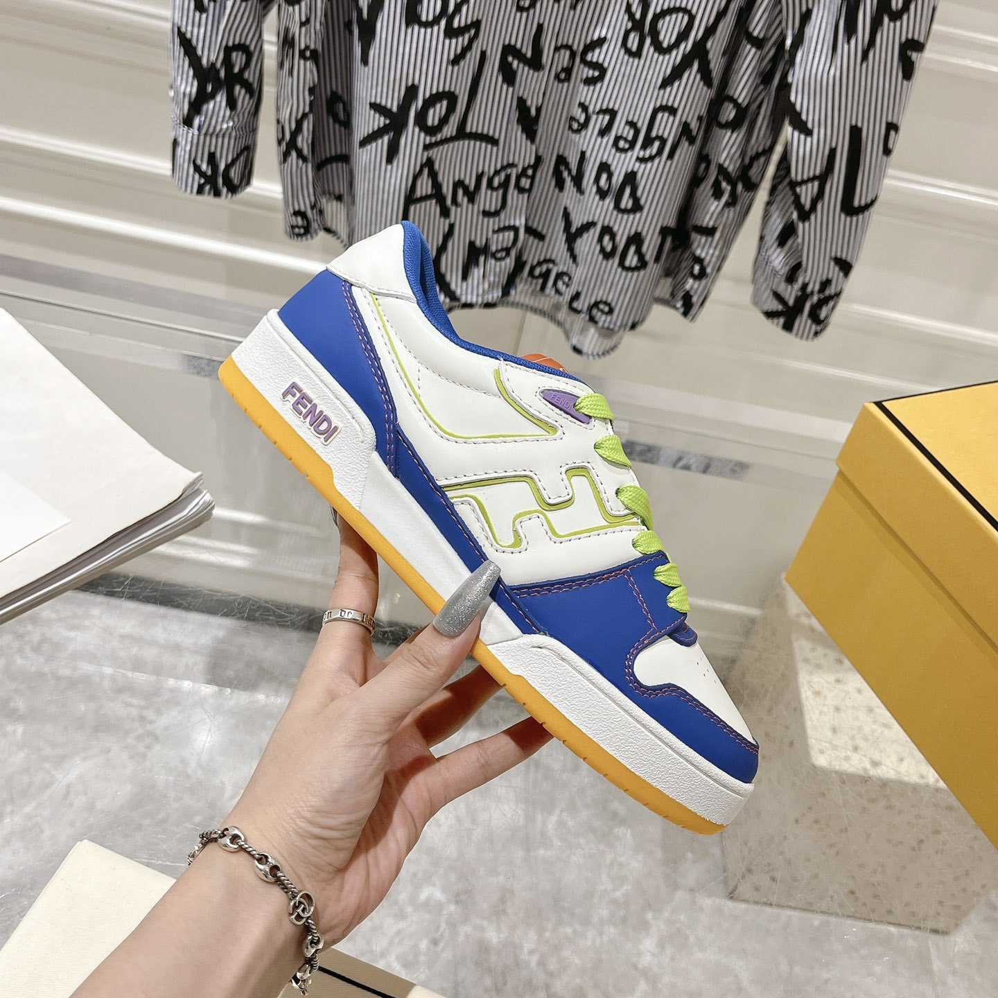 Fendi Match Sneakers - FashionPlug
