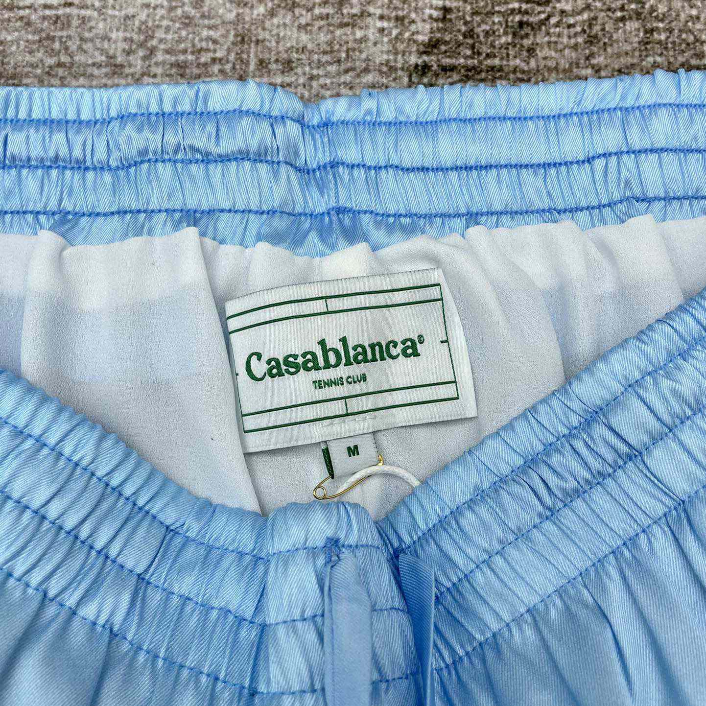 Casablanca Silk Shorts With Drawstrings    CA3487 - FashionPlug