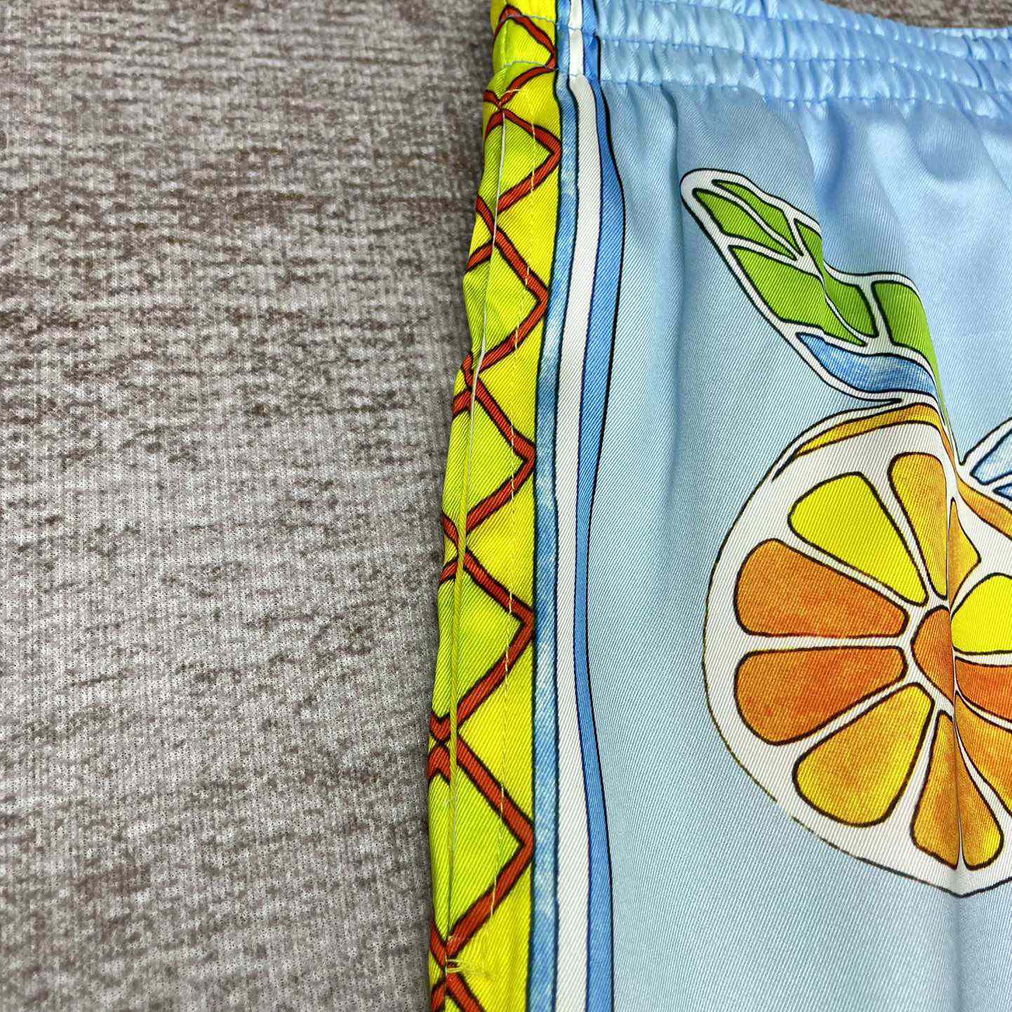 Casablanca Silk Shorts With Drawstrings    CA3487 - FashionPlug