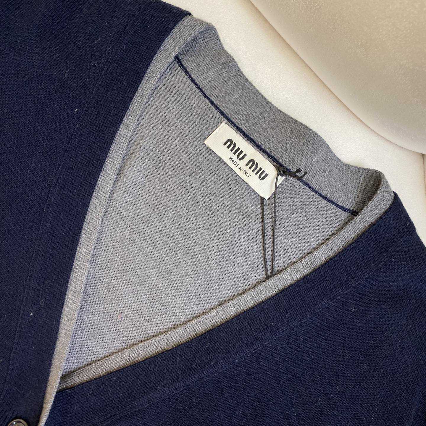 Miu Miu Silk Cashmere Cardigan Sweater - FashionPlug
